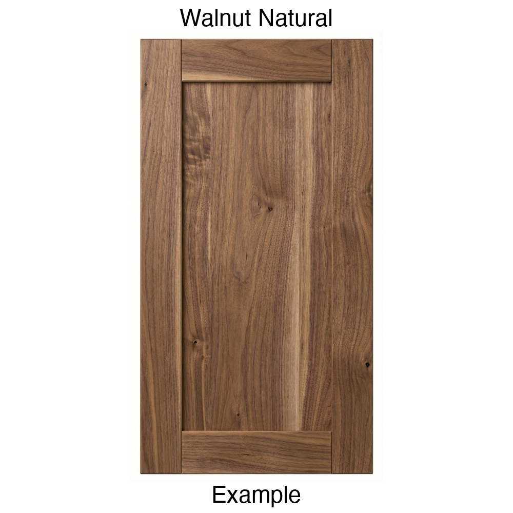 Indiana Recessed Panel Cabinet Door in Walnut Natural