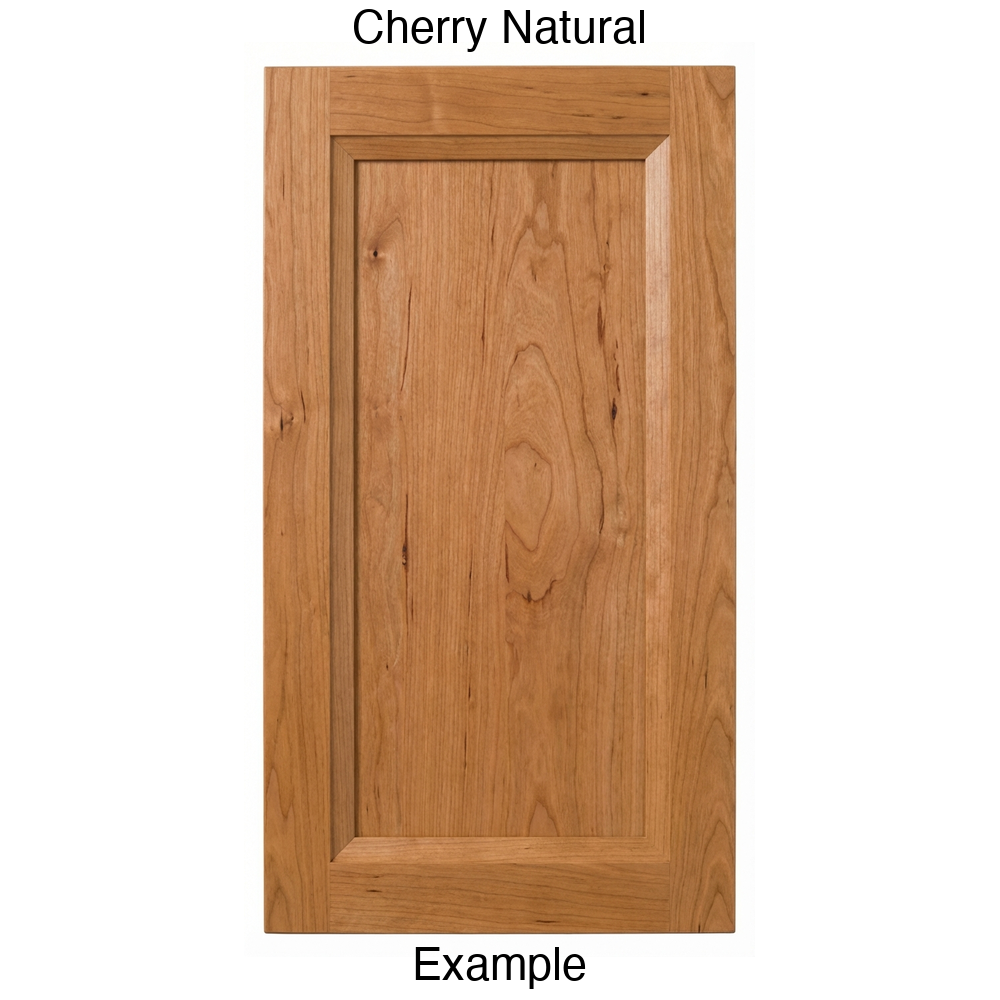 Isabella Recessed Panel Cabinet Door in Cherry Natural