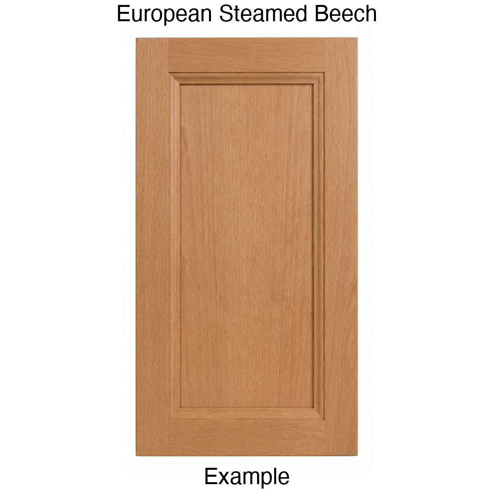 Isabella Recessed Panel Cabinet Door in European Steamed Beech