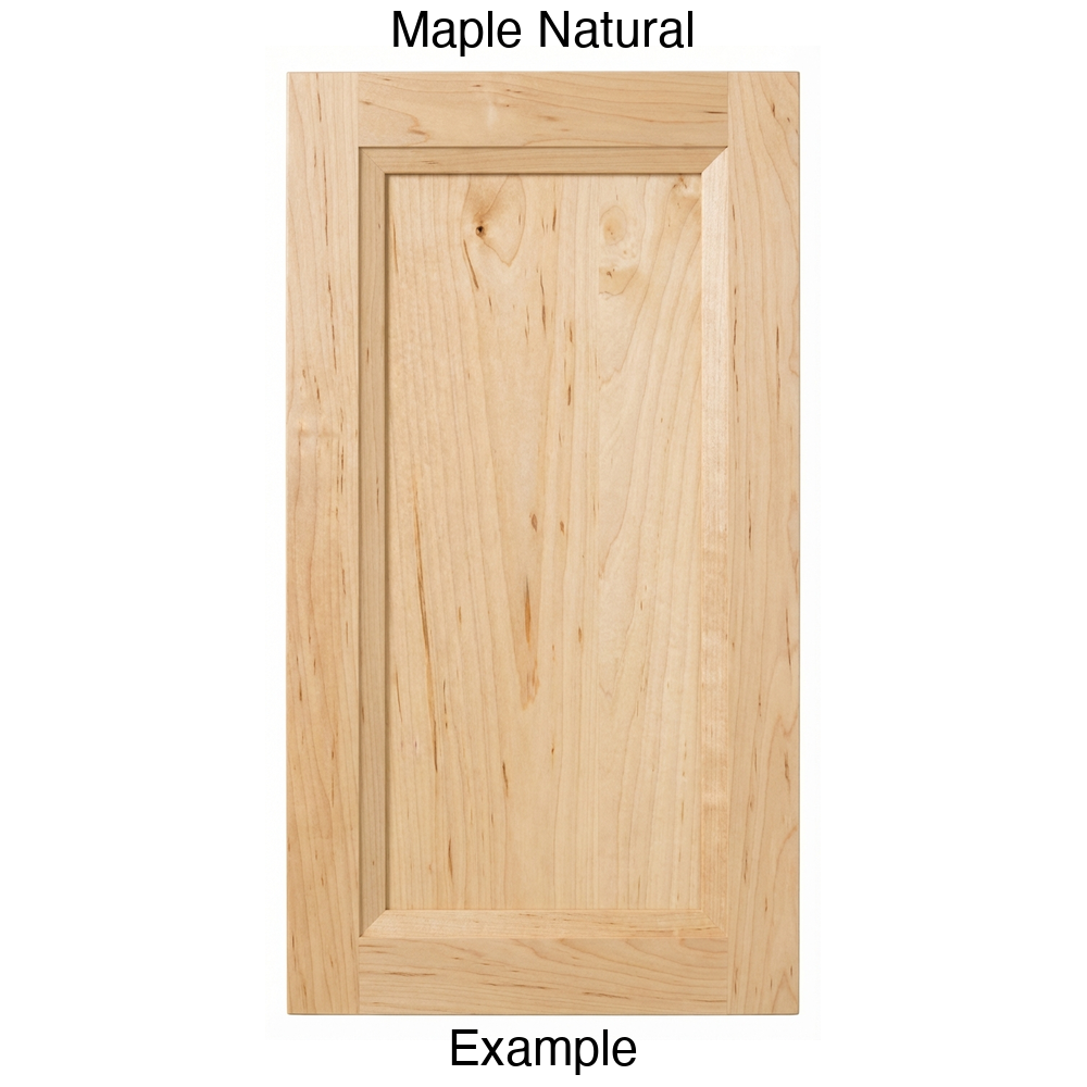 Isabella Recessed Panel Cabinet Door in Maple Natural