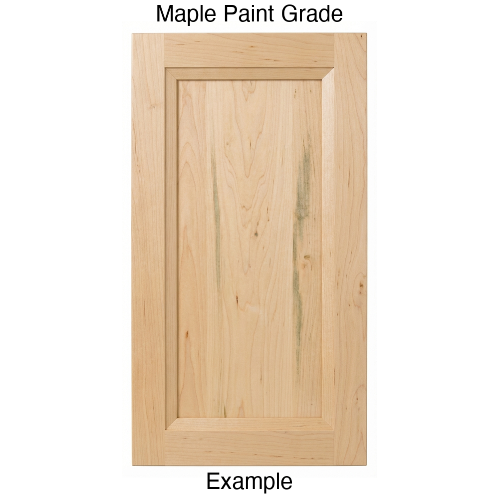 Isabella Recessed Panel Cabinet Door in Maple Paint Grade