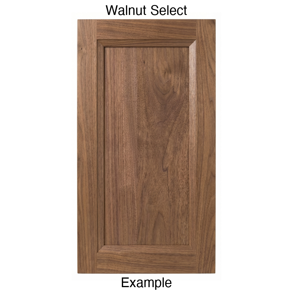 Isabella Recessed Panel Cabinet Door in Walnut Select