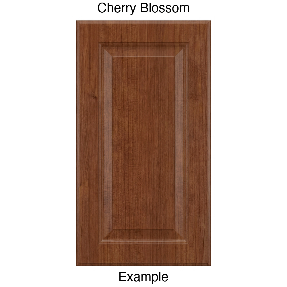 JR7 Raised Panel Thermofoil Cabinet Door (Revere Style) in Cherry Blossom