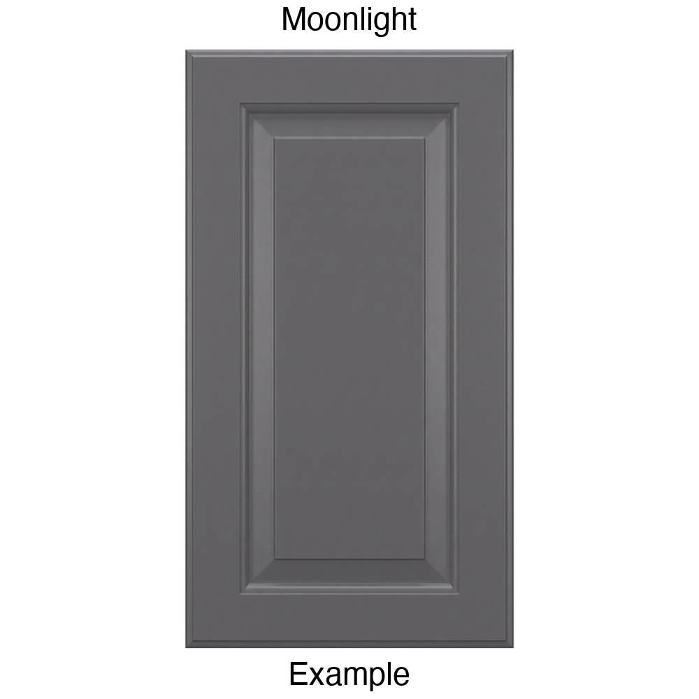 JR7 Raised Panel Thermofoil Cabinet Door (Revere Style) in Moonlight