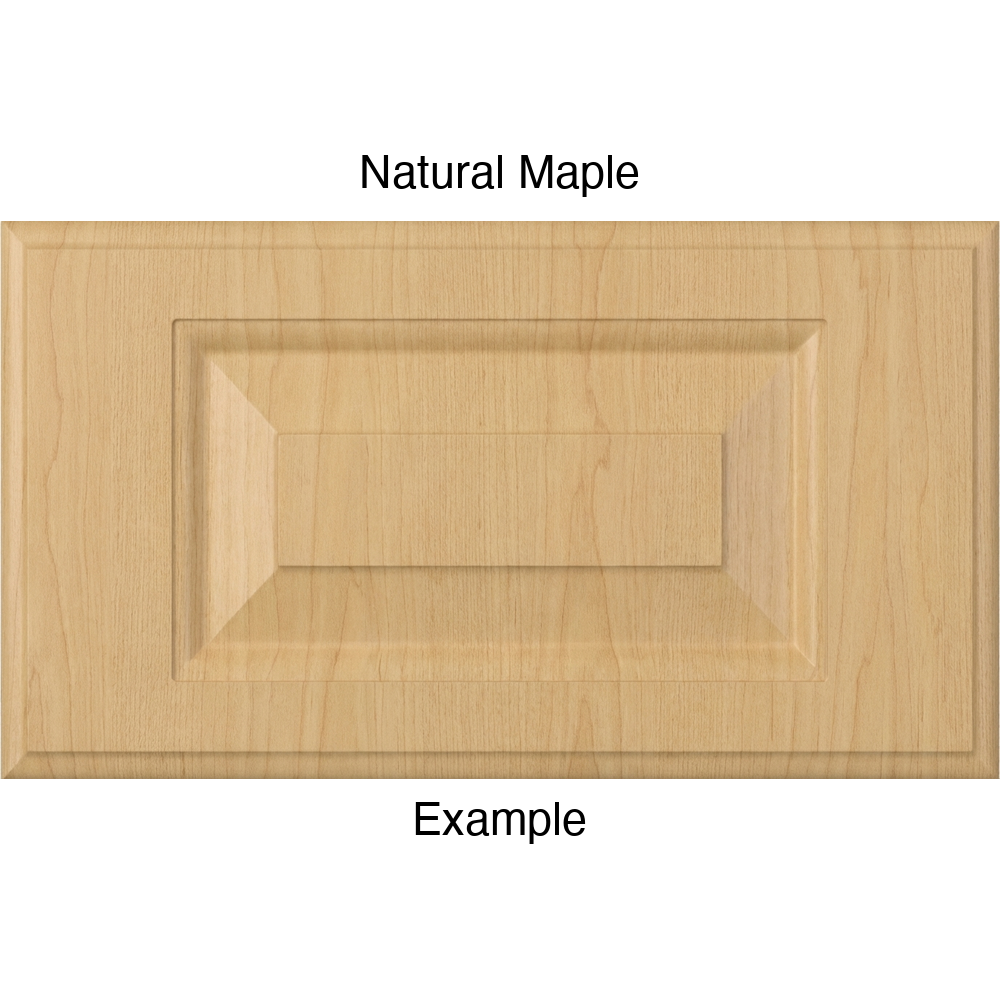 JR7 Thermofoil Drawer Front (Revere Style), Routed, in Natural Maple