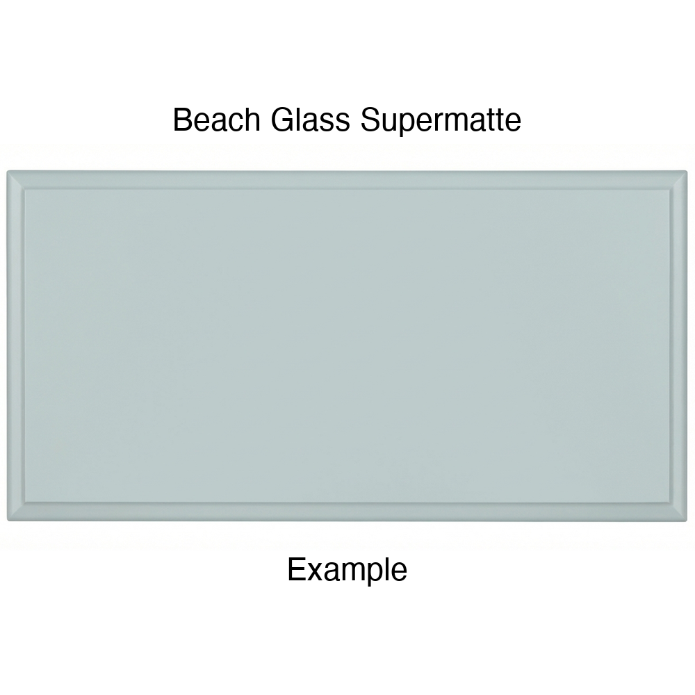 JR7 Thermofoil Drawer Front (Revere Style), Solid, in Beach Glass Supermatte