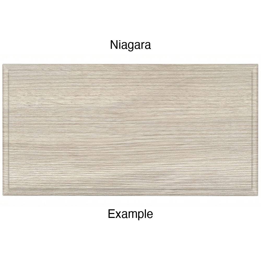 JR7 Thermofoil Drawer Front (Revere Style), Solid, in Niagara