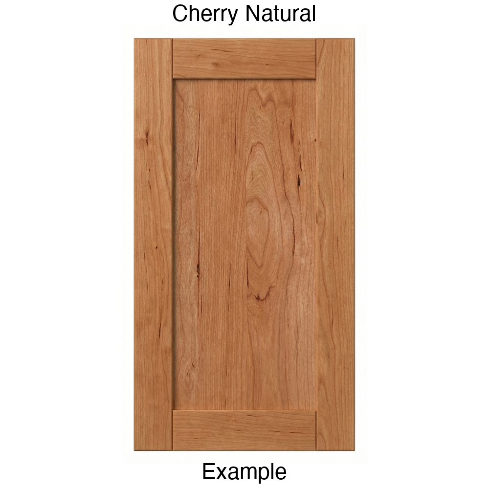 Jasper Recessed Panel Cabinet Door in Cherry Natural