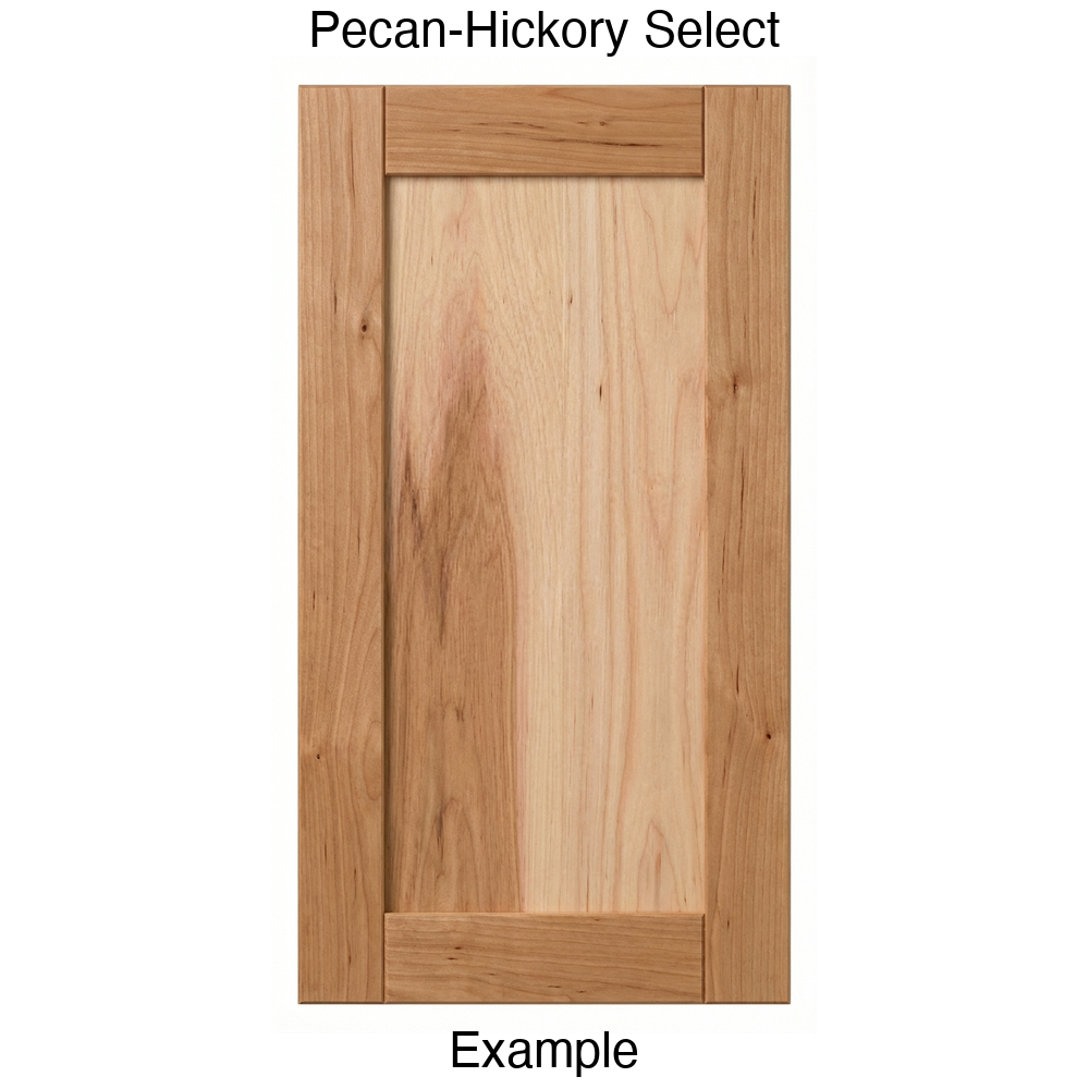 Jasper Recessed Panel Cabinet Door in Pecan-Hickory Select