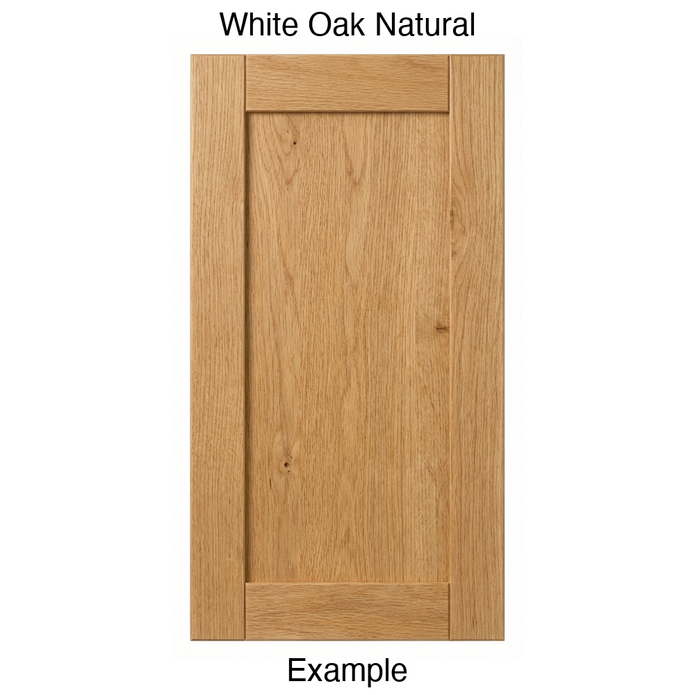 Jasper Recessed Panel Cabinet Door in White Oak Natural