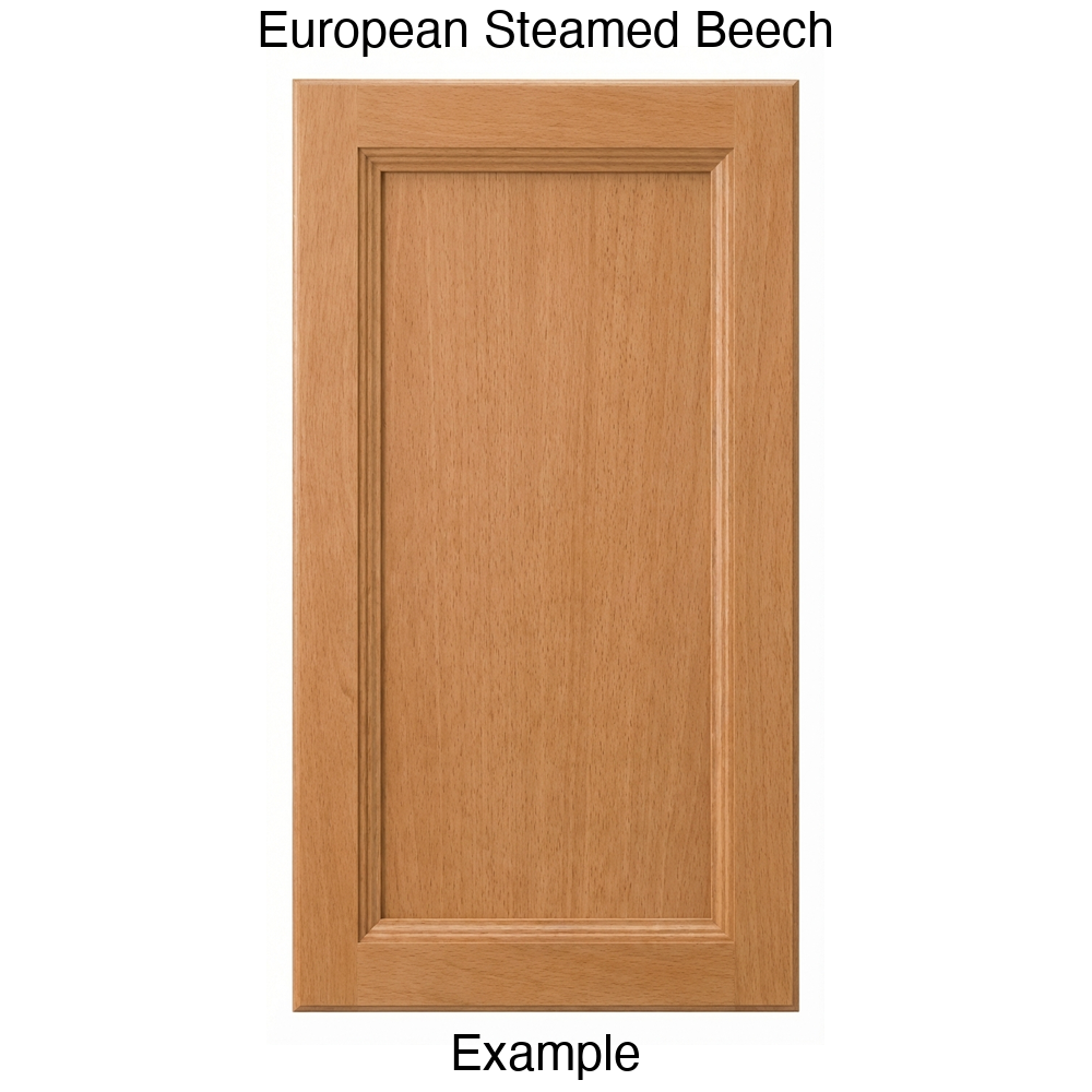 Josephine Recessed Panel Cabinet Door in European Steamed Beech