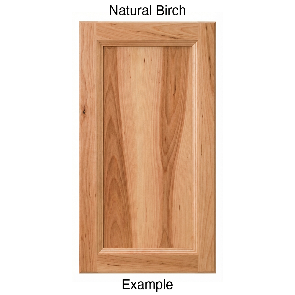 Josephine Recessed Panel Cabinet Door in Natural Birch