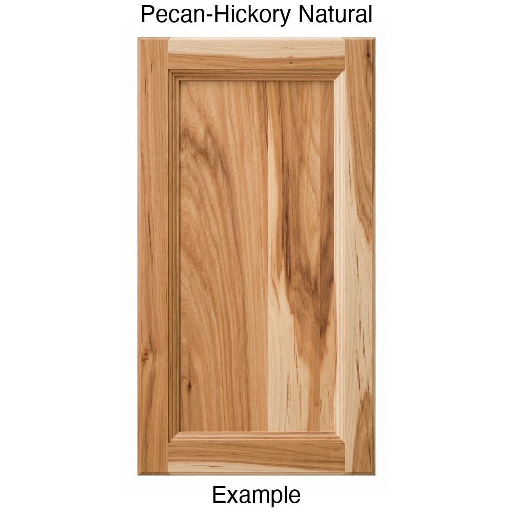 Josephine Recessed Panel Cabinet Door in Pecan-Hickory Natural