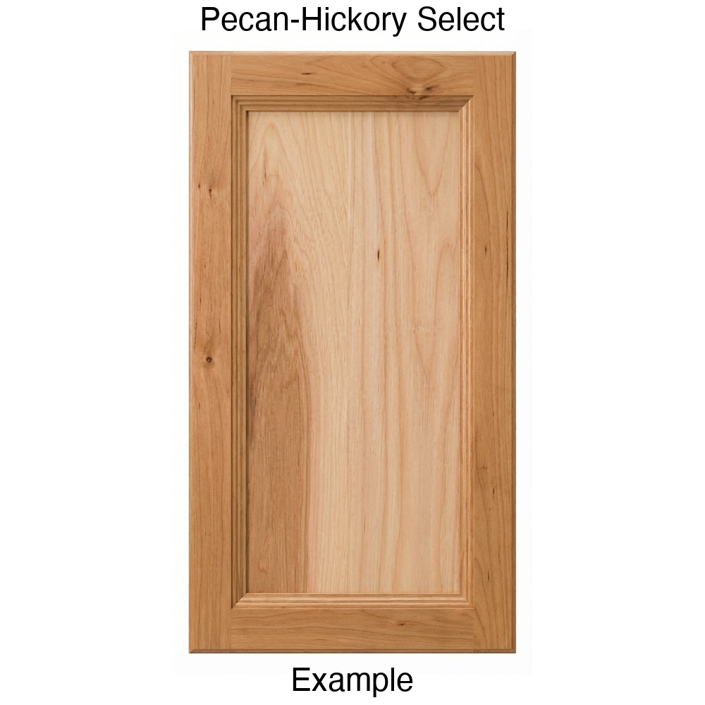 Josephine Recessed Panel Cabinet Door in Pecan-Hickory Select