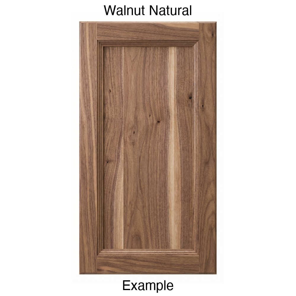 Josephine Recessed Panel Cabinet Door in Walnut Natural