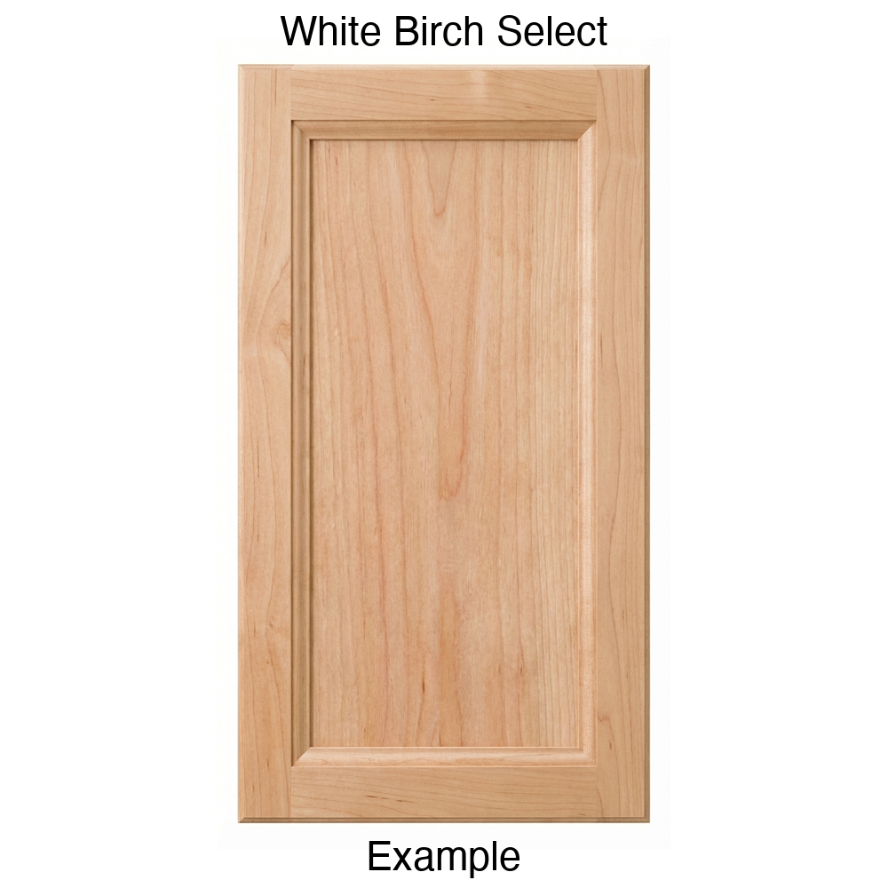 Josephine Recessed Panel Cabinet Door in White Birch Select