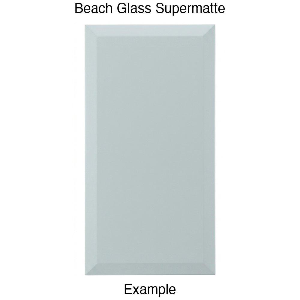 KB732 Slab Thermofoil Cabinet Door in Beach Glass Supermatte