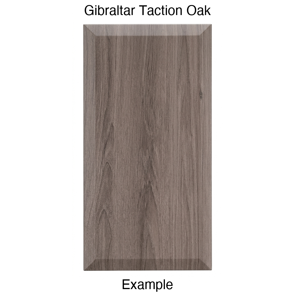 KB732 Slab Thermofoil Cabinet Door in Gibraltar Taction Oak