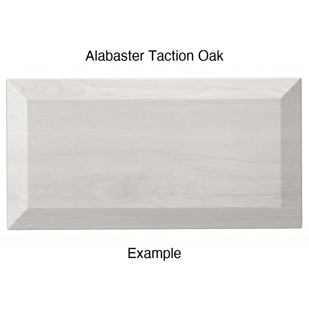 KB732 Thermofoil Drawer Front in Alabaster Taction Oak