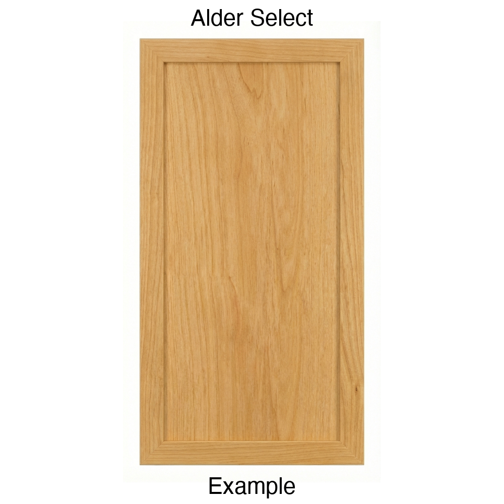 Kennedy Recessed Panel Cabinet Door in Alder Select