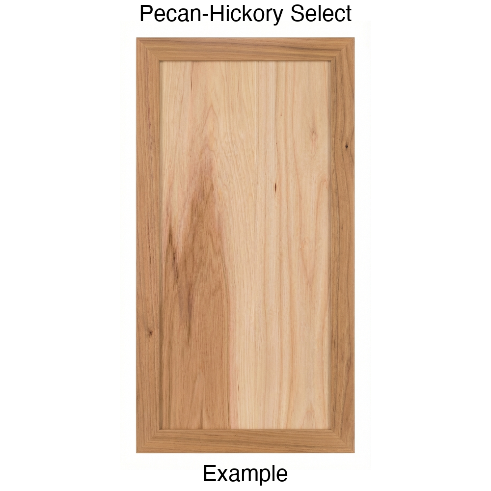 Kennedy Recessed Panel Cabinet Door in Pecan Hickory Select