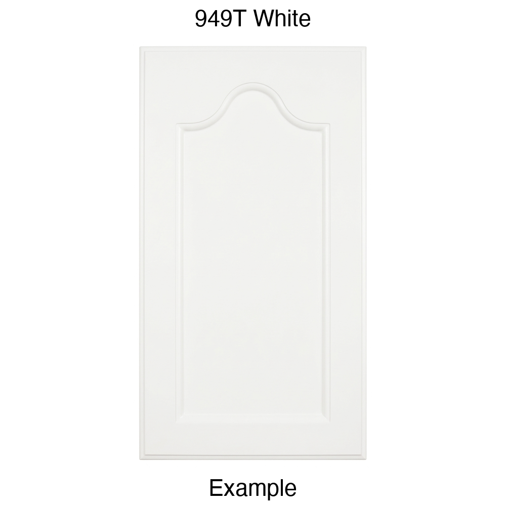 LR981 Cathedral Recessed Panel Thermofoil Cabinet Door (Mission Style)