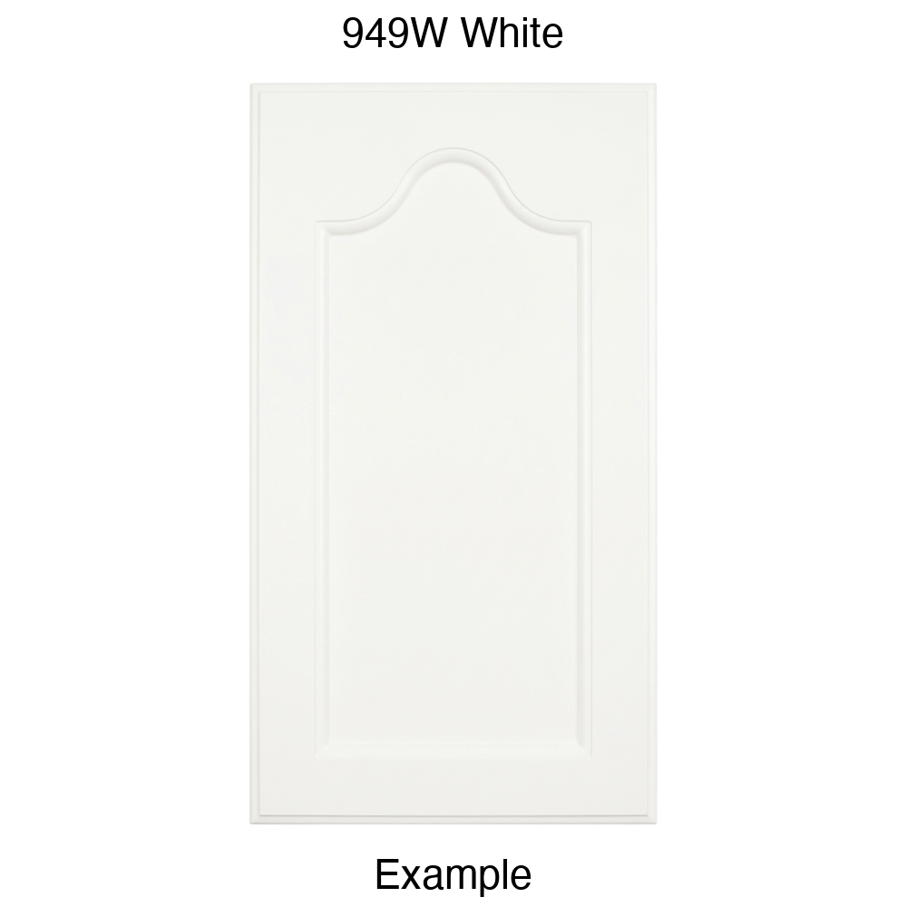 LR981 Cathedral Recessed Panel Thermofoil Cabinet Door (Mission Style)
