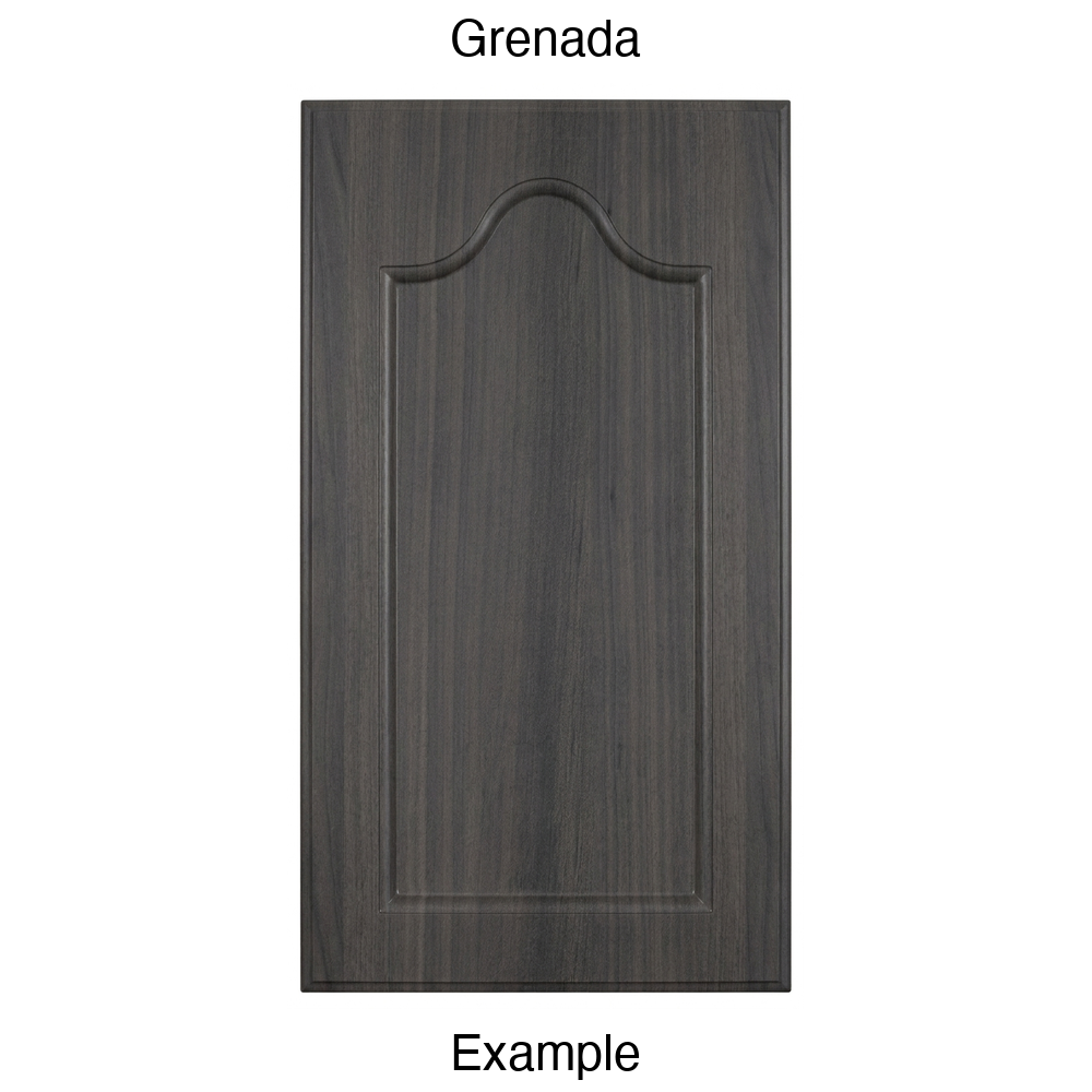 LR981 Cathedral Recessed Panel Thermofoil Cabinet Door (Mission Style) in Grenada