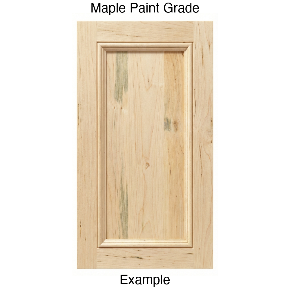 Laguna Recessed Panel Cabinet Door in Maple Paint Grade