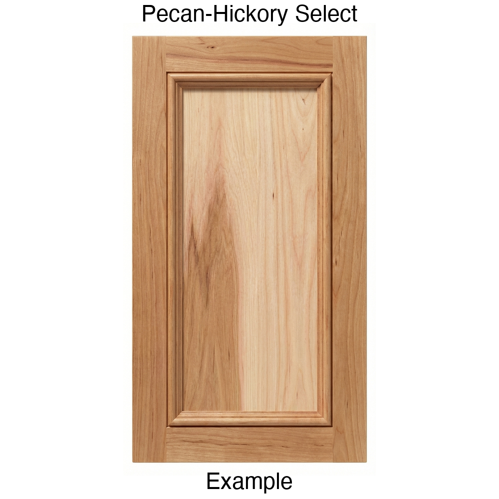 Laguna Recessed Panel Cabinet Door in Pecan-Hickory Select