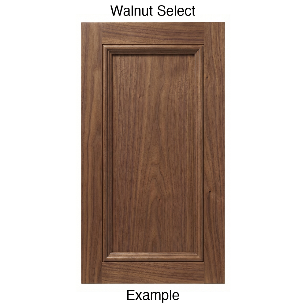 Laguna Recessed Panel Cabinet Door in Walnut Select