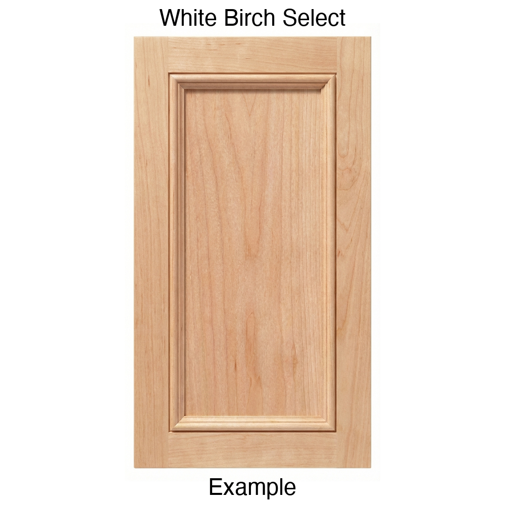 Laguna Recessed Panel Cabinet Door in White Birch Select