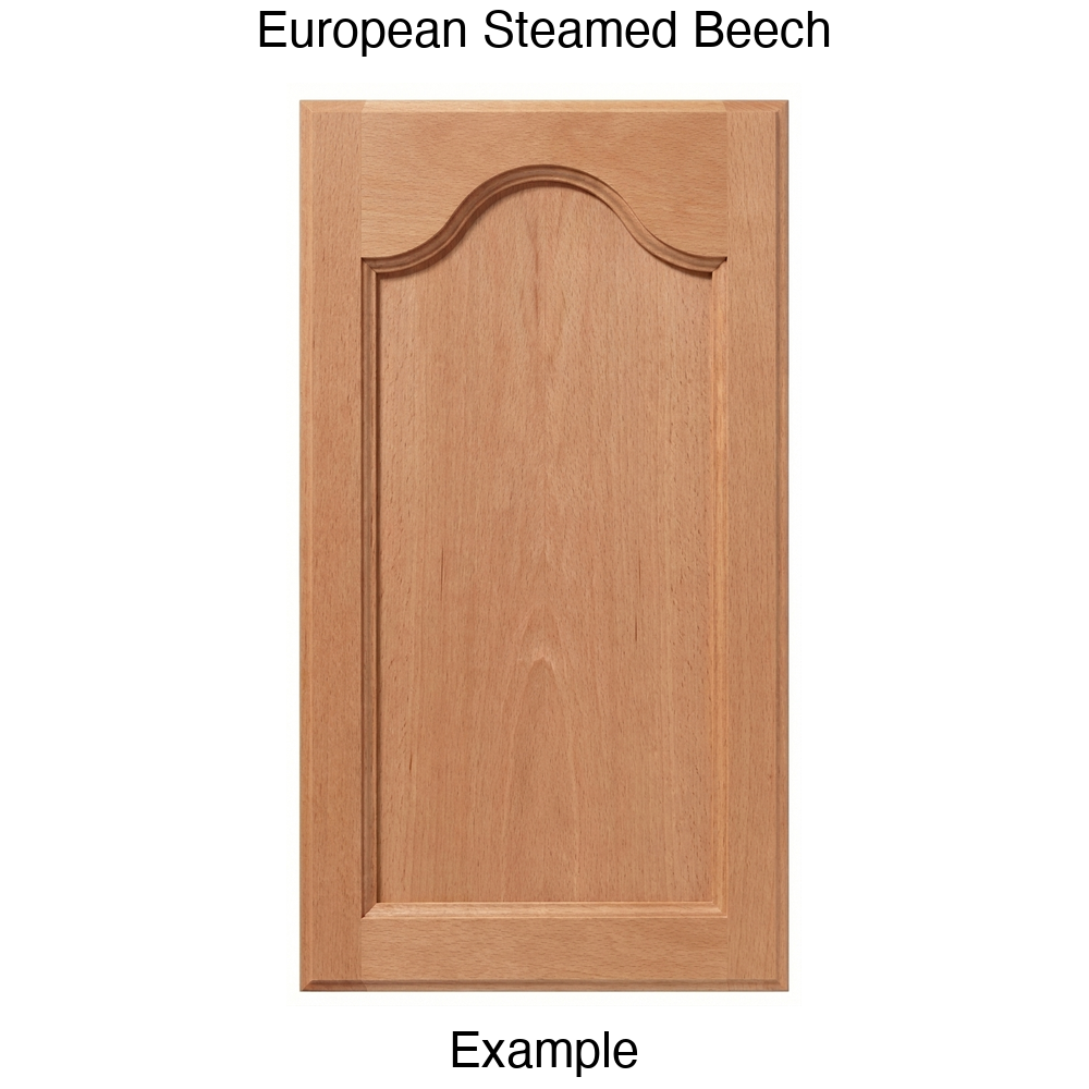 Mission Cathedral Recessed Panel Cabinet Door in European Steamed Beech