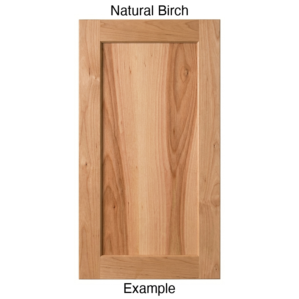 Oakley Recessed Panel Cabinet Door in Natural Birch