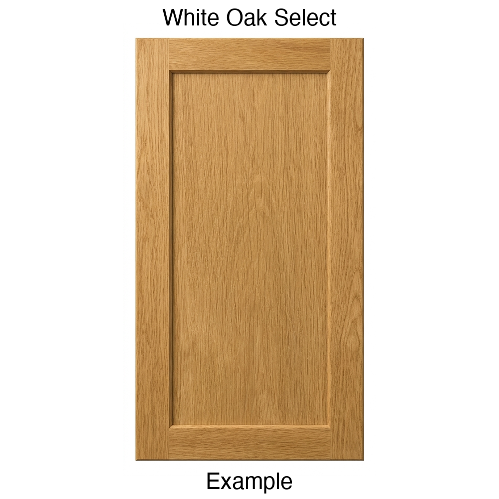 Oakley Recessed Panel Cabinet Door in White Oak Select