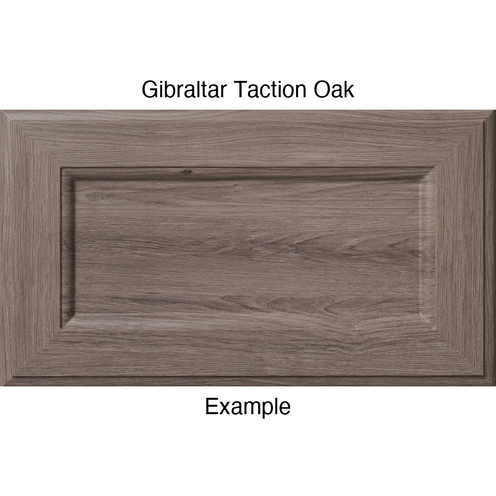 RR980 Thermofoil (Adobe Style) Drawer Front, Routed, in Gibraltar Taction Oak