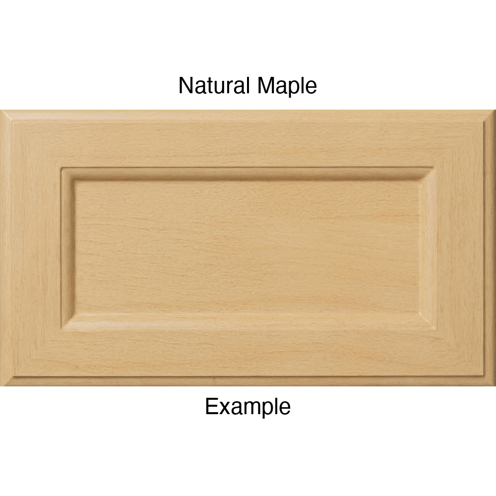 RR980 Thermofoil (Adobe Style) Drawer Front, Routed, in Natural Maple