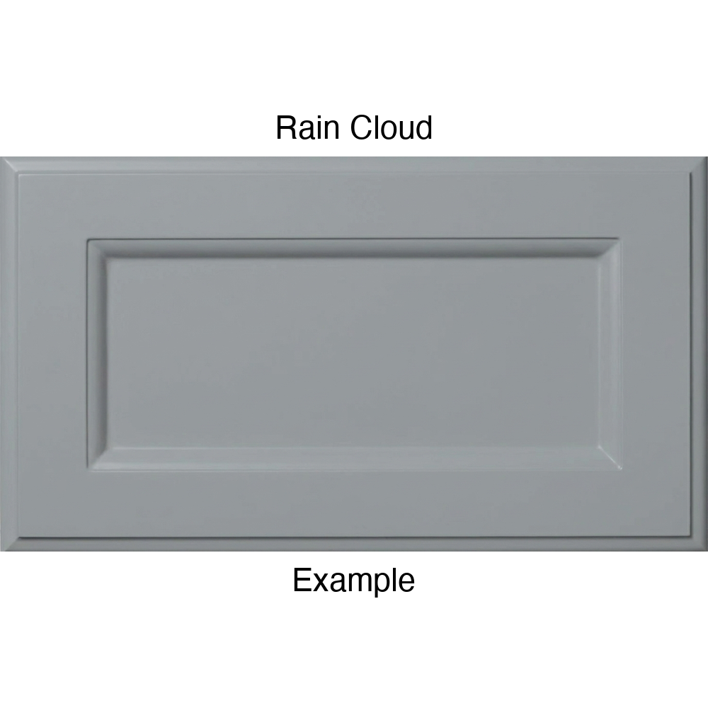 RR980 Thermofoil (Adobe Style) Drawer Front, Routed, in Rain Cloud