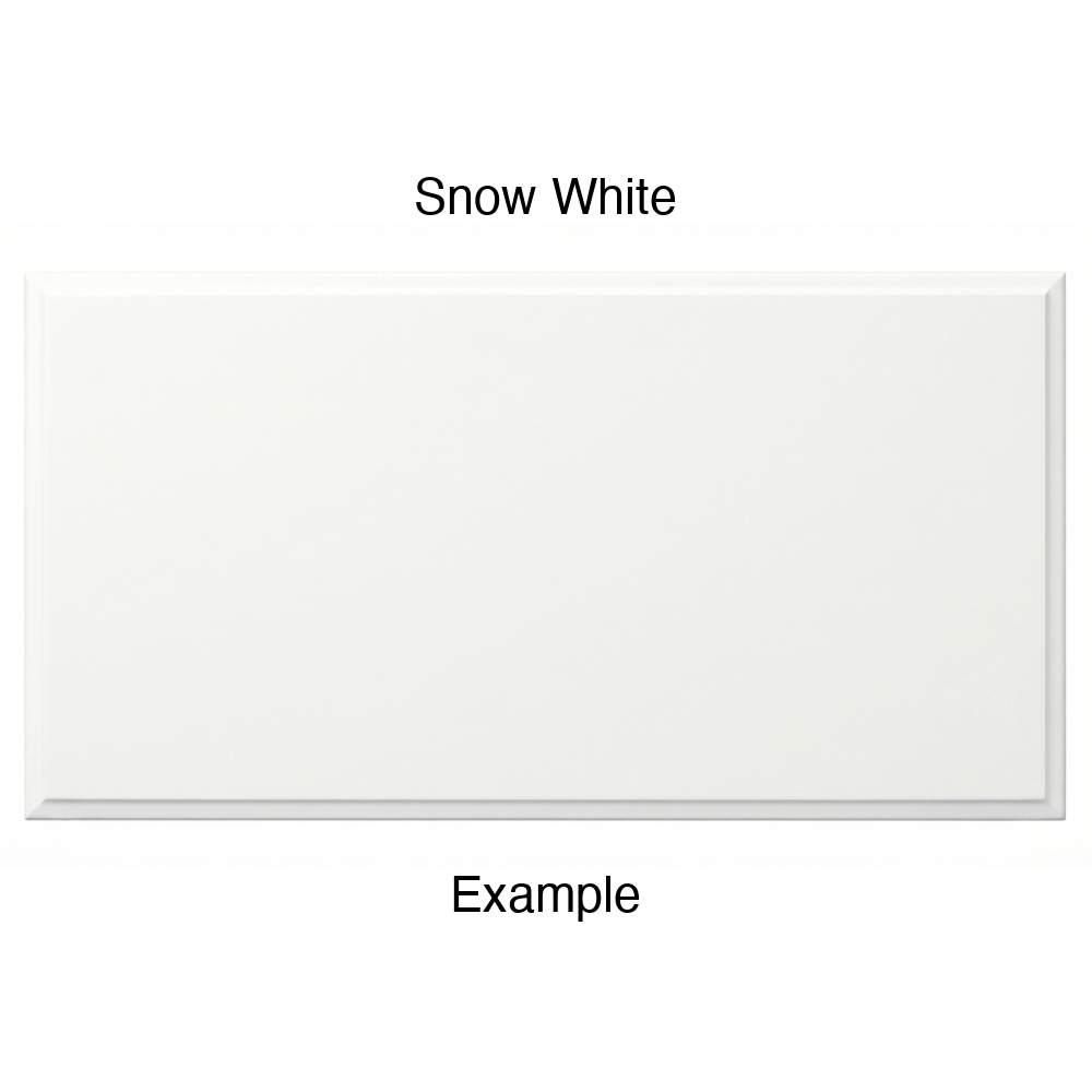 RR980 Thermofoil (Adobe Style) Drawer Front, Solid, in Snow White