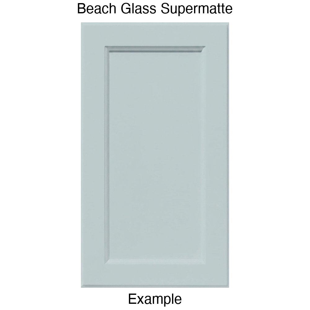 RR980 Recessed Panel Thermofoil Cabinet Door (Adobe Style) in Beach Glass Supermatte