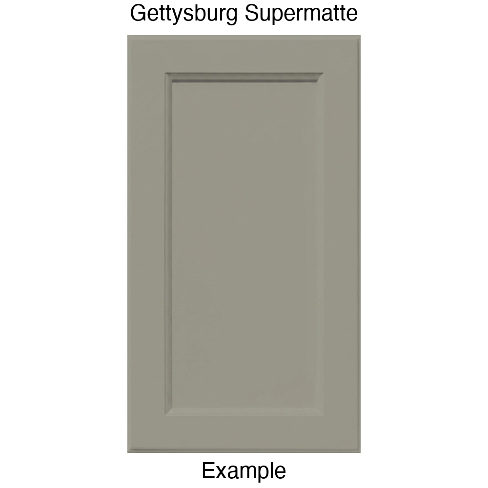 RR980 Recessed Panel Thermofoil Cabinet Door (Adobe Style) in Gettysburg Supermatte