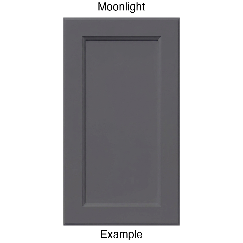 RR980 Recessed Panel Thermofoil Cabinet Door (Adobe Style) in Moonlight