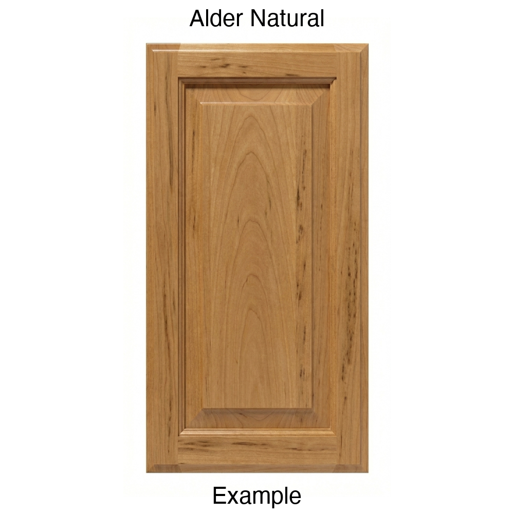 Revere Raised Panel Cabinet Door in Alder Natural
