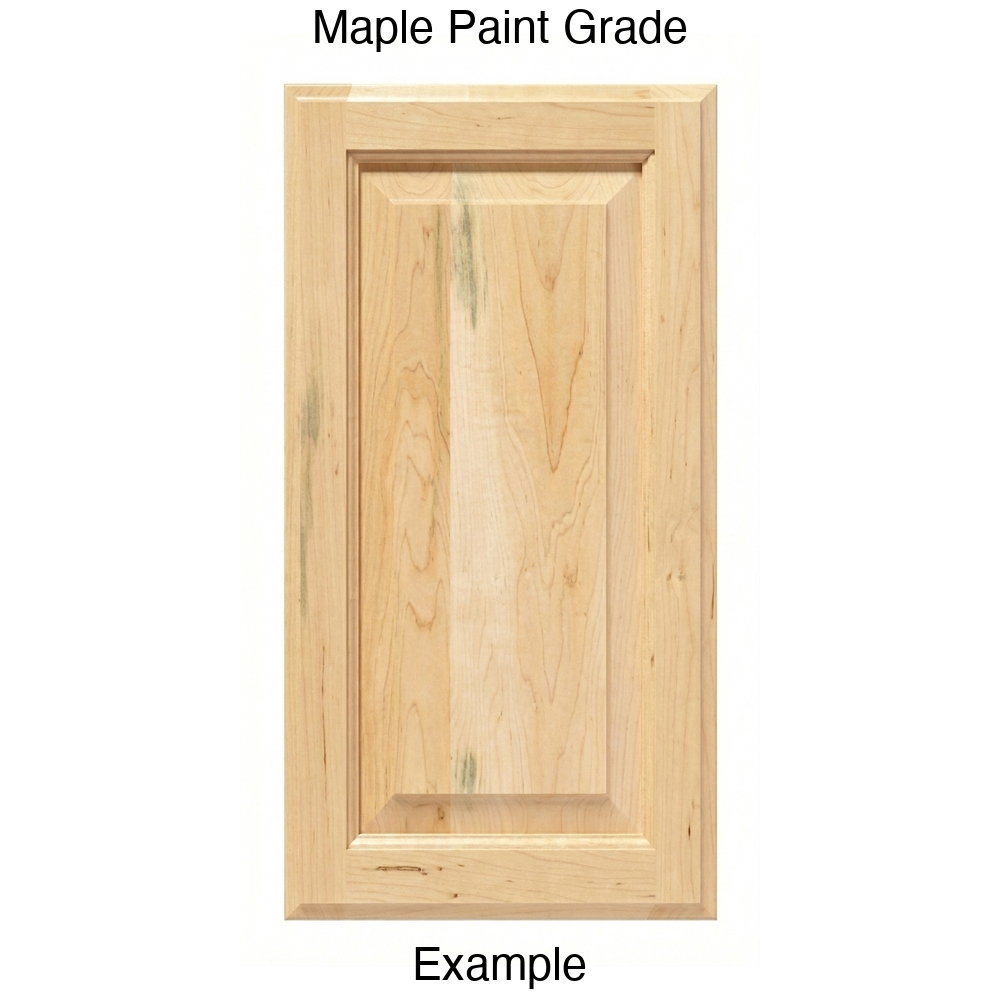 Revere Raised Panel Cabinet Door in Maple Paint Grade