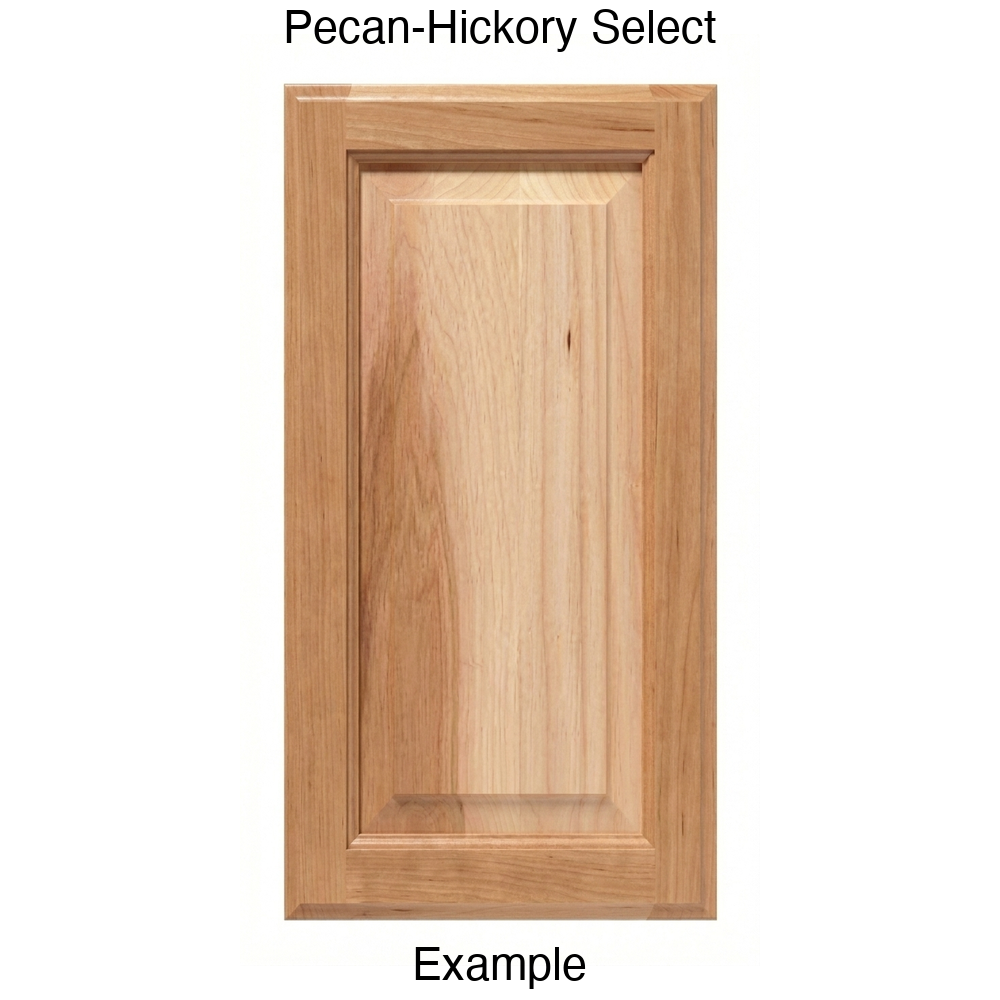 Revere Raised Panel Cabinet Door in Pecan-Hickory Select