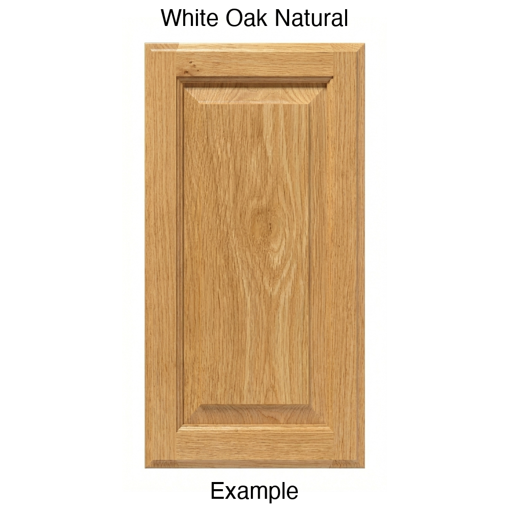 Revere Raised Panel Cabinet Door in White Oak Natural