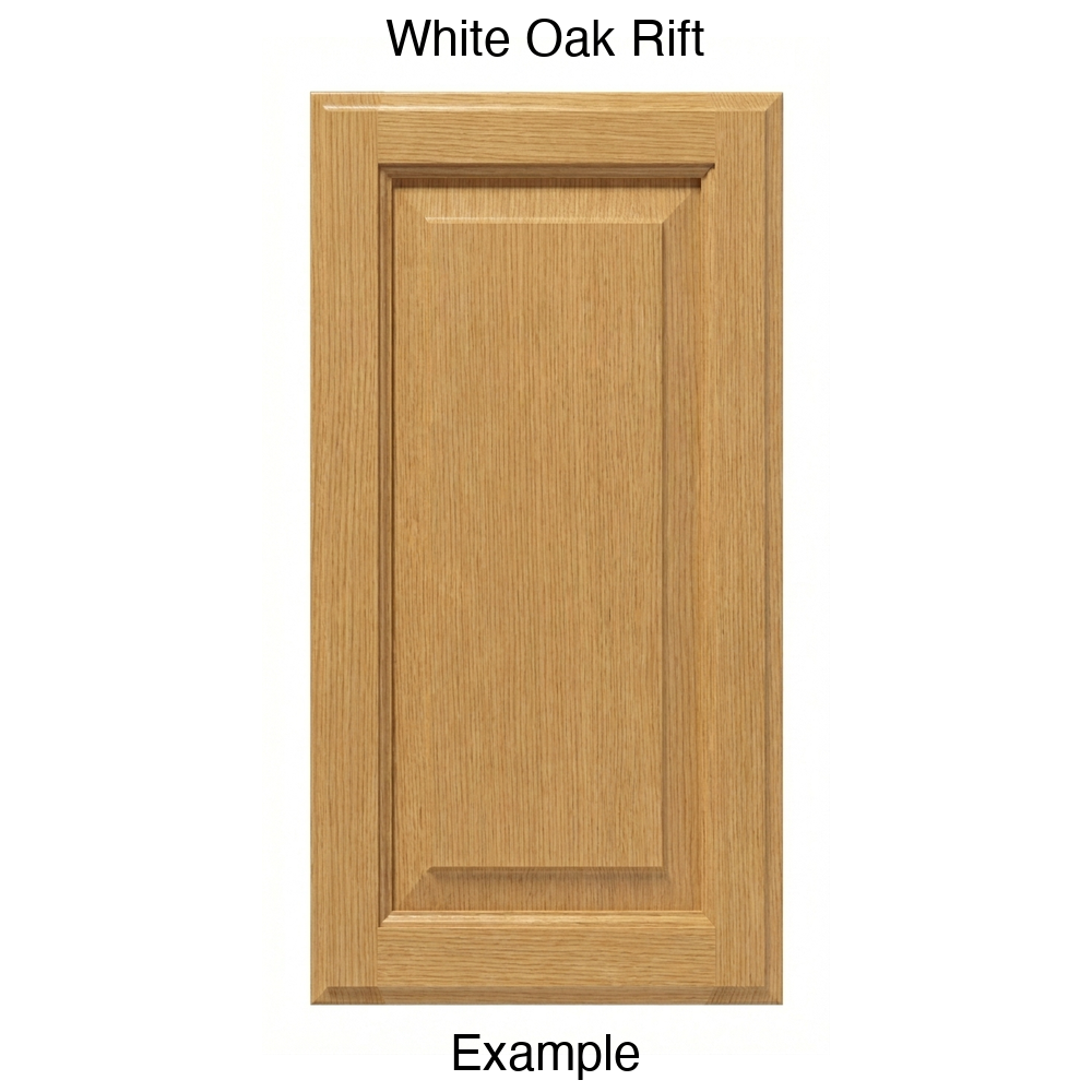 Revere Raised Panel Cabinet Door in White Oak Rift