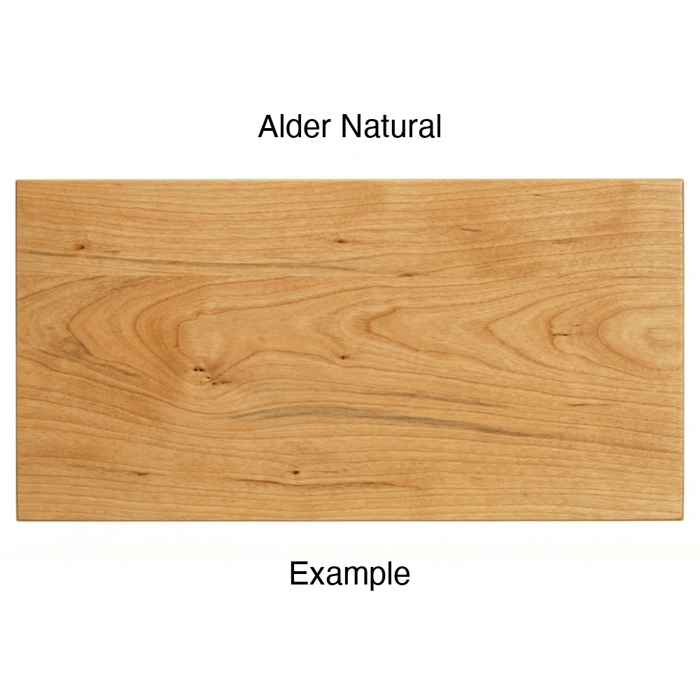 Tacoma Drawer Front (Plank Style) in Alder Natural