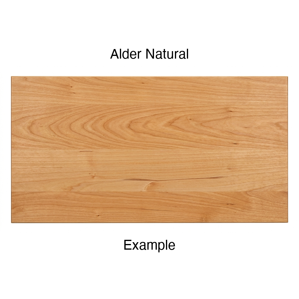 Artesia Drawer Front, Solid, in Alder Natural