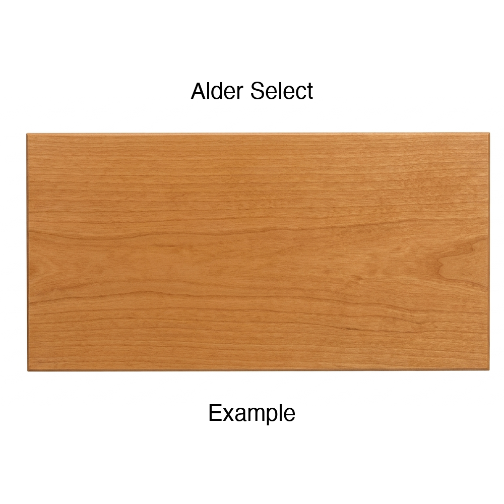 Tacoma Drawer Front (Plank Style) in Alder Select